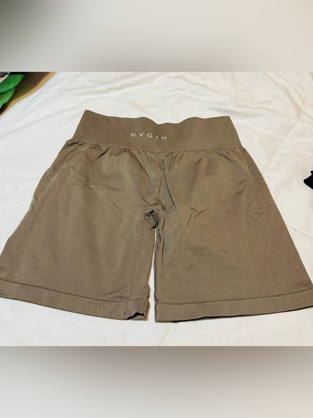NVGTN High-Waist Bike Shorts - Brown